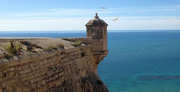 Preciosas vistas desde el Castillo de Santa Bárbara - Alicante
