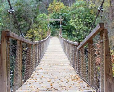Puente característico del Tranco del Lobo
