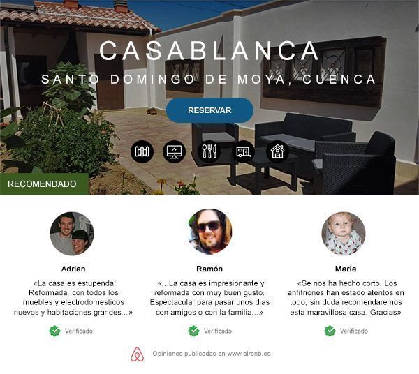 Casa Rural Casablanca Santo Domingo de Moya, Cuenca