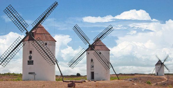 Mota del Cuervo Don Quijote sus molinos