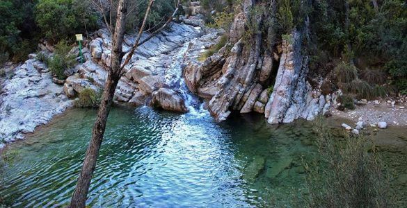 Cerrada de Elías. Piscinas naturales en Sierra de Cazorla.