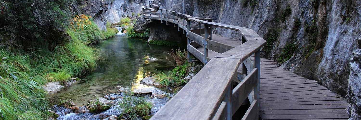 La Cerrada de Elías en el río Borosa. Jaén, Sierra de Cazorla