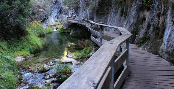 La Cerrada de Elías en el río Borosa. Jaén, Sierra de Cazorla